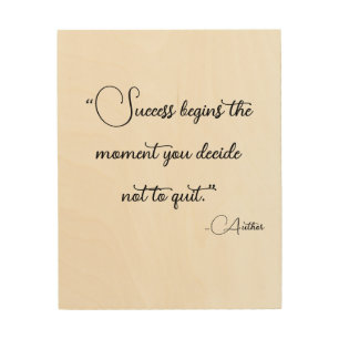 Elegant Personalized Your Favorite Quote   Wood Wall Art