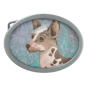 Elegant Peruvian Inca Orchid Belt Buckle