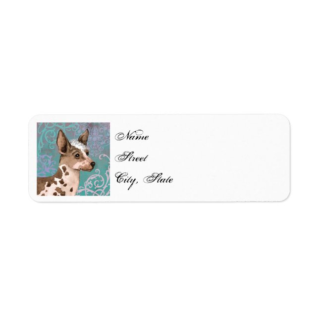 Elegant Peruvian Inca Orchid Label (Front)