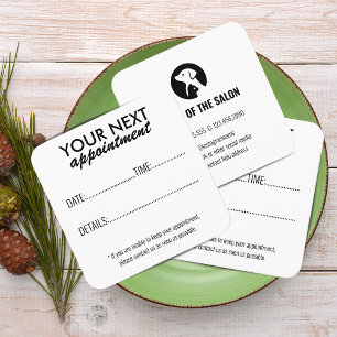Elegant Pet Care Appointment Card with Logo