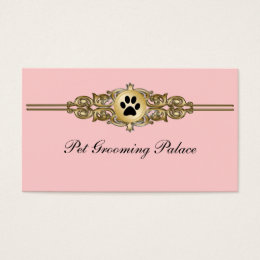 Pet Grooming Business Cards Templates Zazzle Elegant Pet Grooming Business Cards