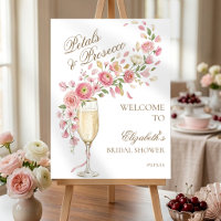 Elegant Petals and Prosecco Floral Welcome