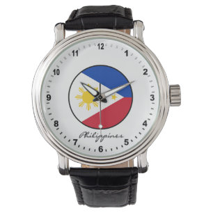 Elegant Philippines Watch & Philippine Flag