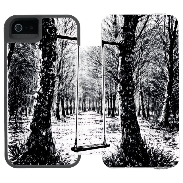 Elegant phone case with natural landscapes (Folio Open)