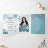 Princess Quince Foil Quinceañera Invitations