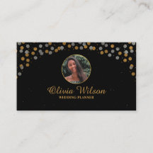 Elegant Photo Brown Grey Glitter Black Modern