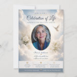 Elegant Photo Celebration of Life Invitation