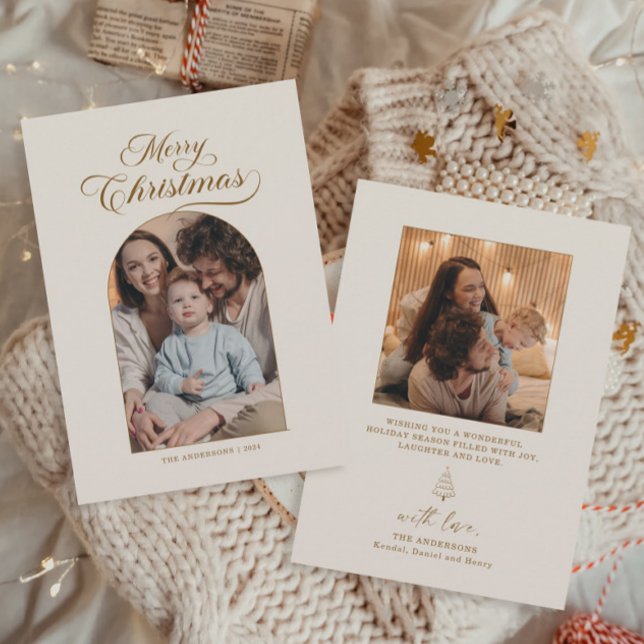 Elegant Photo Christmas Card (Creator Uploaded)
