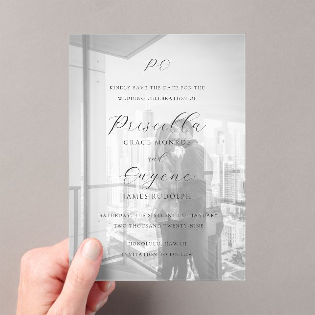 Elegant Photo Classic Wedding Save the Date (Insitu (Handheld))