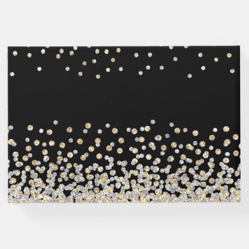 Elegant Photo Collage Silver Gold 50th Anniversary Guest Book Zazzle elegant-photo-collage-silver-gold-50th-anniversary-guest-book-zazzle