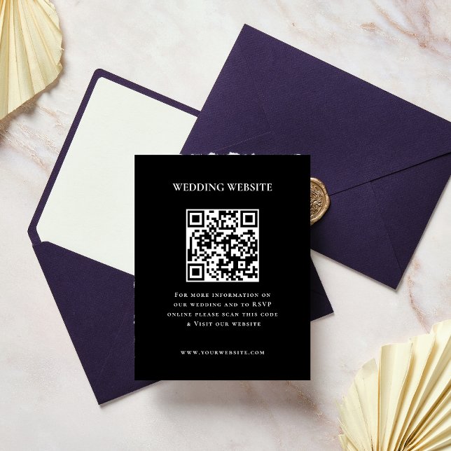 Elegant  photo frame QR code| RSVP | Website |  (Creator Uploaded)