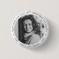 Elegant Photo Funeral Memorial In Loving Memory