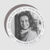 Elegant Photo Funeral Memorial Keepsake Tribute