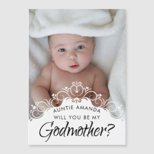 Elegant Photo Godmother Proposal