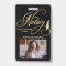 Elegant Photo Gold Notary Loan Agent  Badge