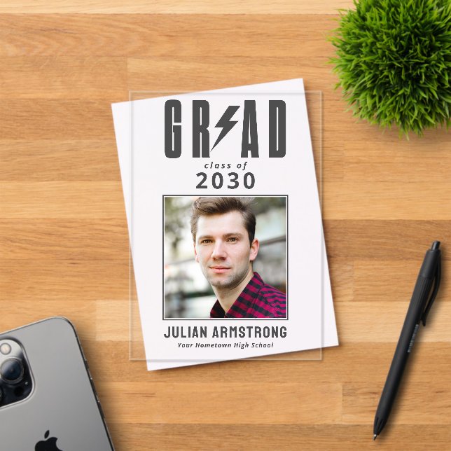 Elegant Photo Graduation Announcement 2026 Grad (Insitu (Invitation Card))