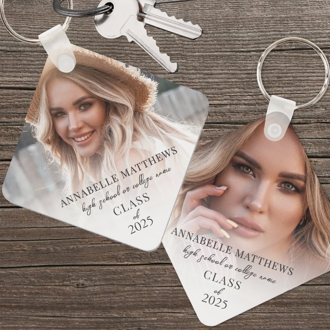 Elegant Photo Graduation Keychain (Elegant Photo Graduation keychain)
