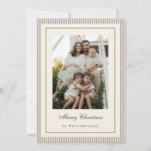 Elegant Photo Holiday Card