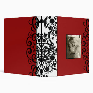 Elegant Photo Keepsake 3 Ring Binder