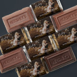 Elegant Photo Modern Wedding Hershey's Miniatures<br><div class="desc">Modern Wedding Favor Hershey's Miniatures featuring a simple design with your names in an elegant handwritten script at the top left and your wedding details in right alignment at the bottom right, over your favorite photo. The back has your personal message. The chic hand lettering adds a romantic touch to...</div>