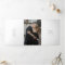 Elegant photo modern wedding RSVP details QR code 
