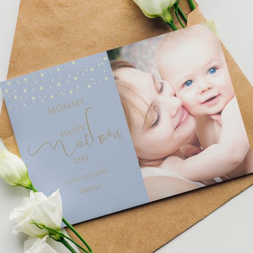 Elegant Photo Mothers Day Card