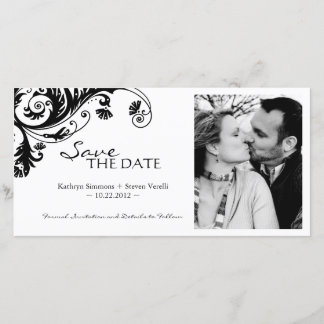 Elegant Photo Save The Date Invitation