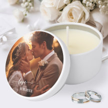 Elegant Photo Script Love Wedding