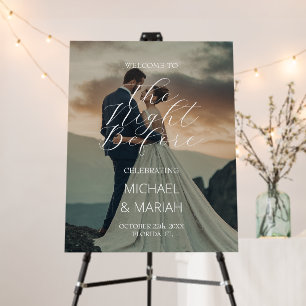 Elegant Photo The Night Before Rehearsal Dinner Foam Board