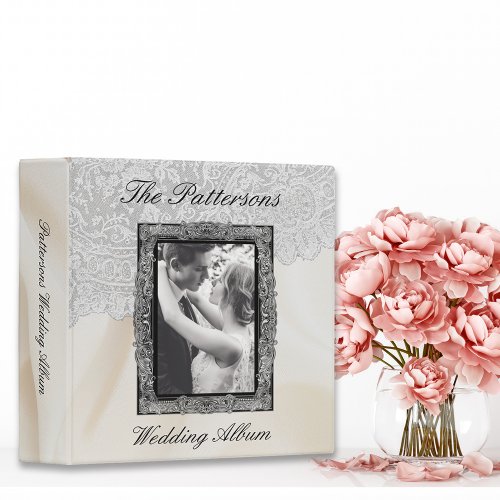 Elegant Photo Wedding Anniversary Album 3 Ring Binder