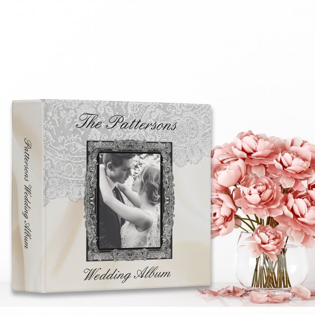 Elegant Photo Wedding Anniversary Album 3 Ring Binder (Creator Uploaded)