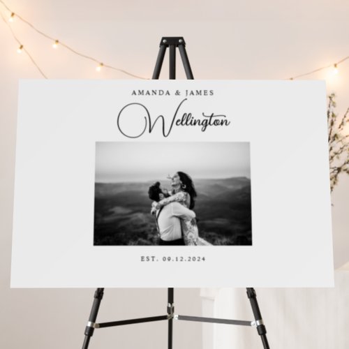 Elegant Photo Wedding Guestbook Alternative Sign
