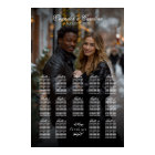 Elegant photo wedding seating chart 14 tables