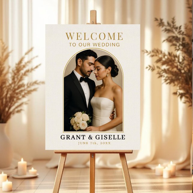 Elegant Photo Wedding Welcome Sign  (Creator Uploaded)