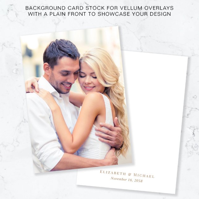 Elegant Photo White Background For Vellum Overlay Invitation (Creator Uploaded)