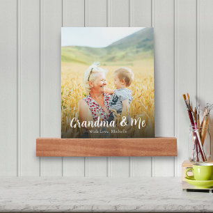 Elegant Photography Keepsake Grandma and Me Picture Ledge