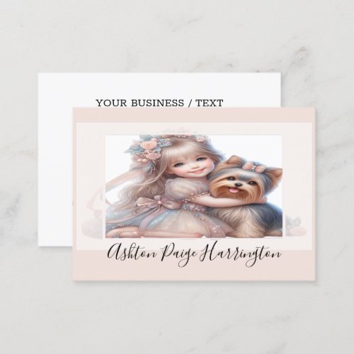 Elegant Photography  Portrait  etc  Business Card