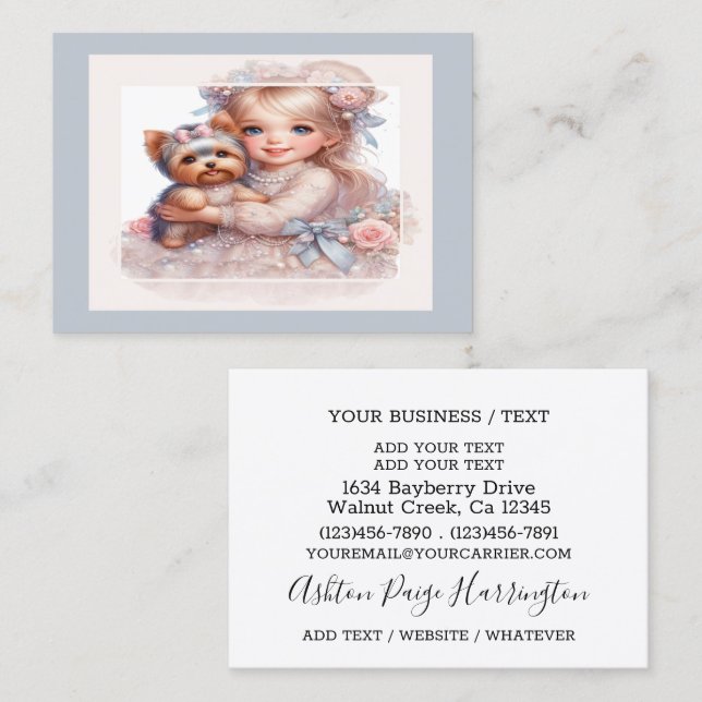 Elegant Photography / Portrait / Salon, etc.  Business Card (Front/Back)