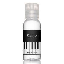 Elegant Piano Keyboard Custom Name & Message Music Hand Sanitizer