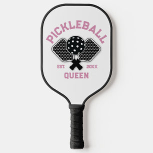 Elegant Pickleball Monogram Design Pickleball Paddle