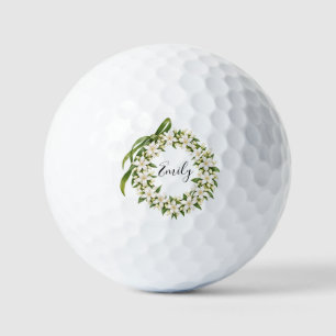 Elegant Pikake Lei Golf Balls