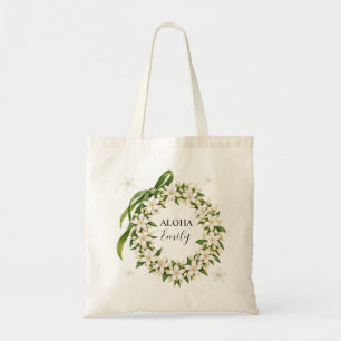 Elegant Pikake Lei Tote Bag