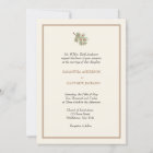 Elegant Pine Cone Wedding Invitation | Zazzle