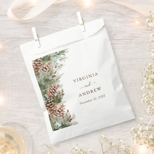 Elegant Pine Favor Bag