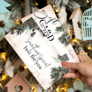 Elegant Pine Gift Certificate Customizable