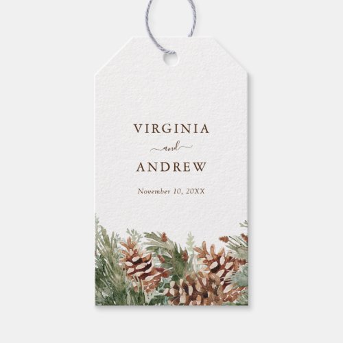 Elegant Pine Gift Tags