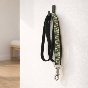 Elegant Pine Tree Pattern Rustic Forest Pet Leash