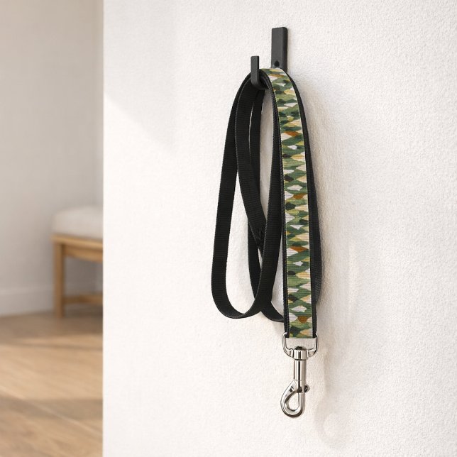 Elegant Pine Tree Pattern | Rustic Forest Pet Leash (Creator Uploaded)