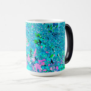 Elegant Pink and Blue Limelight Hydrangea Color Morph Mug