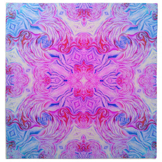 Elegant Pink and Blue Pattern by Linandara Cloth Napkin
